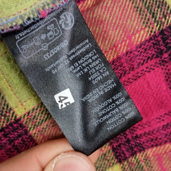 NWOT BDG Urban Outfitters One Way Or Another Plaid Flannel Shirt Size Small - Picture 10 of 15